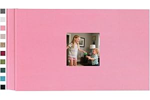 Finksy Small Photo Album 4x6 100 Photos Linen Cover Picture Photo Book for Family Wedding Anniversary Baby Vacation