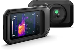 FLIR C5 Compact Thermal Imaging Camera with Wifi: High Resolution Infrared Imager for Inspection, Electrical/Mechanical, Building, and HVAC Applications