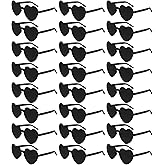 Morcheiong 24 Pack Heart Shaped Sunglasses Frameless Glasses Women Bachelorette Girl Birthday Party Favor Transparent Eyewear
