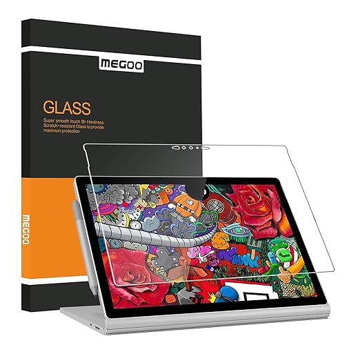 Megoo Screen Protector for Surface Book 15 Inch, HD Tempered