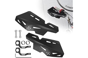 RUTU Dirt Bike Handguards 7/8 Inch 22mm,Motorcycle Handguards with CNC Bracket Pair Fit for Dirt Pit Bikes, Motocross, ATV, C