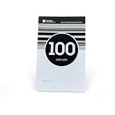 100-Day Event, Goal and Occasion Tear Away Count Down Calendar (White and Black, Desktop)