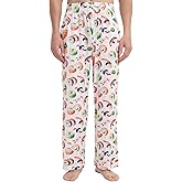 Mens Pajama Pants Funny Pajama Pants for Men with Pockets Soft Printed Sleepwear Bottoms Novelty Sleep Lounge Pants