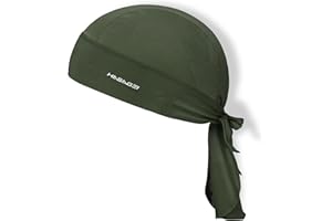 HASAGEI Cooling Do Rags Skull Caps for Men Breathable Sports Bandana Cap Durag Sweat-Wicking Helmet Liner UV Protection