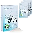 Premium Massage Gel Powder (Pack of 3) | 5g Travel Sachet Makes 500ml/ 16.9 fl oz | Made in Japan | Paraben & Glycerine Free