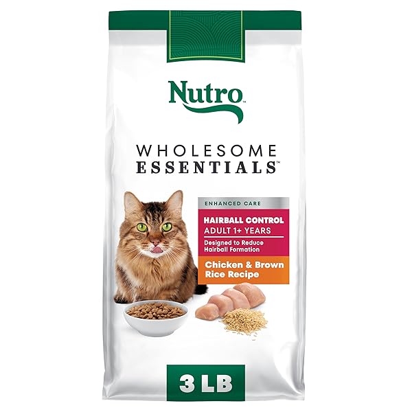 NUTRO WHOLESOME ESSENTIALS HAIRBALL CONTROL CAT FOOD DRY...