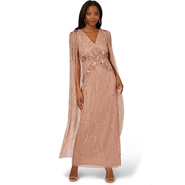 sachin and babi light blue dress Emerald Slip Dress - Cowl Neck Slip Dress - Floral Satin Dress main image 1