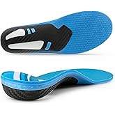 VALSOLE Plantar Fasciitis Insoles,210+ lbsHeavy Duty Support Pain Relief Orthotics,Insoles for Standing All Day,Work Boot Shoe Insole for Flat Feet,Orthotic Insoles for Men Women