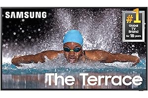 Samsung 55-Inch Class Neo QLED 4K The Terrace Partial Sun, Quantum HDR+, Dolby Atmos, Wide Viewing Angle, Weather Resistant, Anti-Glare Outdoor Smart TV w/Alexa Built-in, (QN55LST7DAFXZA, 2024 Model)