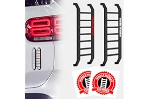 XNBXYS 2 Pcs Widdle Wadder Ladders & 2 Pcs Widdle Wadder Certified Stickers, Magnetic Little Ladder Suitable for Truck SUV Car