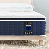 Coolvie Queen Mattresses 14 Inch, Soft Gel Memory Foam Mattress in a Box with Euro Top Medium Plush Feel, Supportive Independent Pocket Springs for Pressure Relief & Motion Isolation- 100 Night Trial