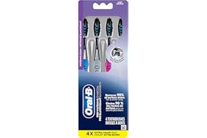 Oral-B Pro Whitening Toothbrushes, Soft, 4 Count