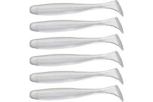 6TH SENSE - Divine Swimbait Series - Soft Plastic Swimbait and Trailer - Bass Fishing Lure - Multiple Sizes and Color Variations