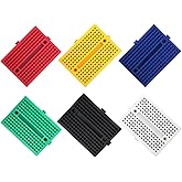 ELEGOO 6PCS 170 tie-Points Mini Breadboard kit for Arduino