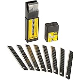 OLFA 9mm Snap Off Replacement Blades, 50 Blades (650 Segments) ABB-50B - Ultra-Sharp Black Utility Knife Replacement Blades, 