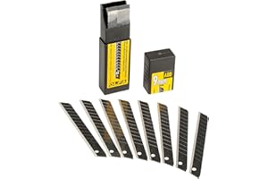 OLFA 9mm Snap Off Replacement Blades, 50 Blades (650 Segments) ABB-50B - Ultra-Sharp Black Utility Knife Replacement Blades, Fits most 9mm Utility Knives