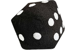 Oversized Plushes Dices Pillow Removable Cover Comfortable Backrest for Sofa Bed Floor Seating Decorative Dices Seat Cushion