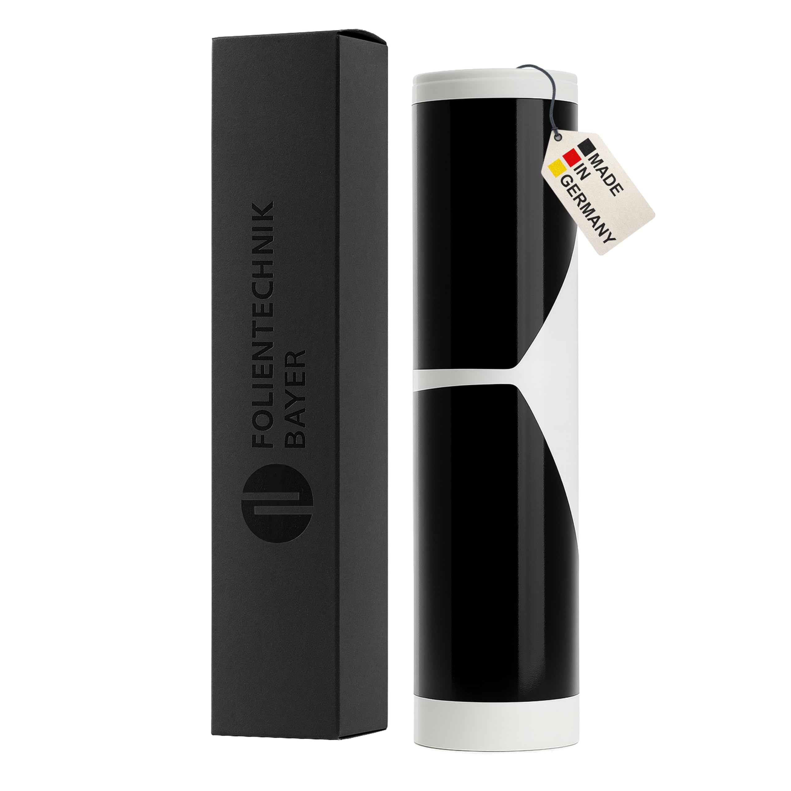 FOLIENTECHNIK BAYER 1058 Bonnet Strip Compatible with Smart Fortwo 453 (Black)