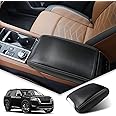 BIBIBO Upgraded 2024 Pathfinder Center Console Cover for 2022 2023 2024 Nissan Pathfinder Console Lid, 2022 Pathfinder Arm Rest Pad Seat Box Cover, Pathfinder 2023 Accessories Armrest Cushion(Black)