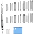 JOREST Watch Spring Bar Tool, Watch Repair Kit to Replace the Watch Strap, Watch Link Removal Tool, With User Manual, 56PCS (16-26mm) Spring Bars