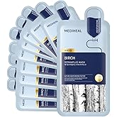 Mediheal Dermaplus Birch Mask (10 counts) - Daily Vegan Mask for Moisturizing Skin with Panthenol & Hyaluron, Korean Self Skin Care Sheet Mask