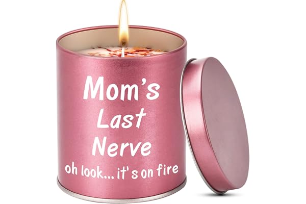 Mothers Day Gifts for Mom Scented Candles - Christmas Stocking Stuffers Presents Mothers Day Birthday Gifts from Daughter Son Great ldeas Funny Unique New Mom Adoptive Mother Gift 9oz Gardenia