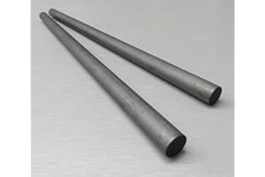 JTS Graphite Rod Stirring Carbon Rod 1/2" for Melting Mixing Gold & Silver 2 PCS