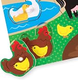 Melissa & Doug Farm Animals Peg Boards Educational Wooden Puzzles view 4
