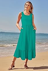 STYLEWORD Sundresses for Women 2025 Summer Beach