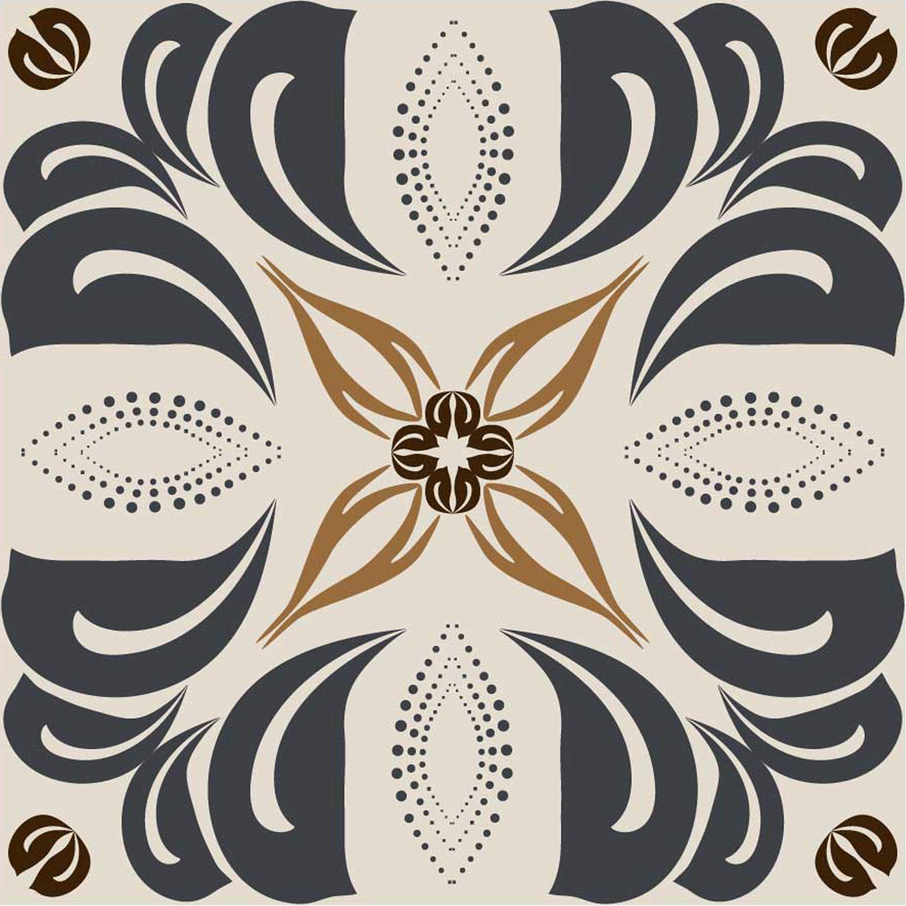 Poromoro Spanish Portuguese Azulejo Style Peel and Stick Backsplash Tile Stickers Set of 16 pcs(5.9_4)