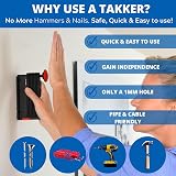 Takker Picture Frame Hanging Tool Kit 121 Pieces No Tools Needed view 5