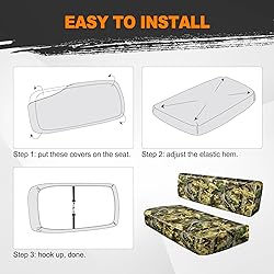 BORDAN UTV Seat Cover Camo for Kawasaki
