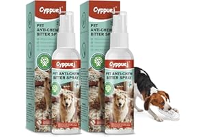 No Chew Spray for Dogs Cats,Bitter Apple Spray for Puppy to Protect Furniture Shoes Belongings, Natural Dog Anti Bite Trainin