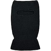 Balaclava Face Mask Empty Top Winter Ski Mask Knitted Full Face Cover Neck Warmer Thermal Cycling for Outdoors