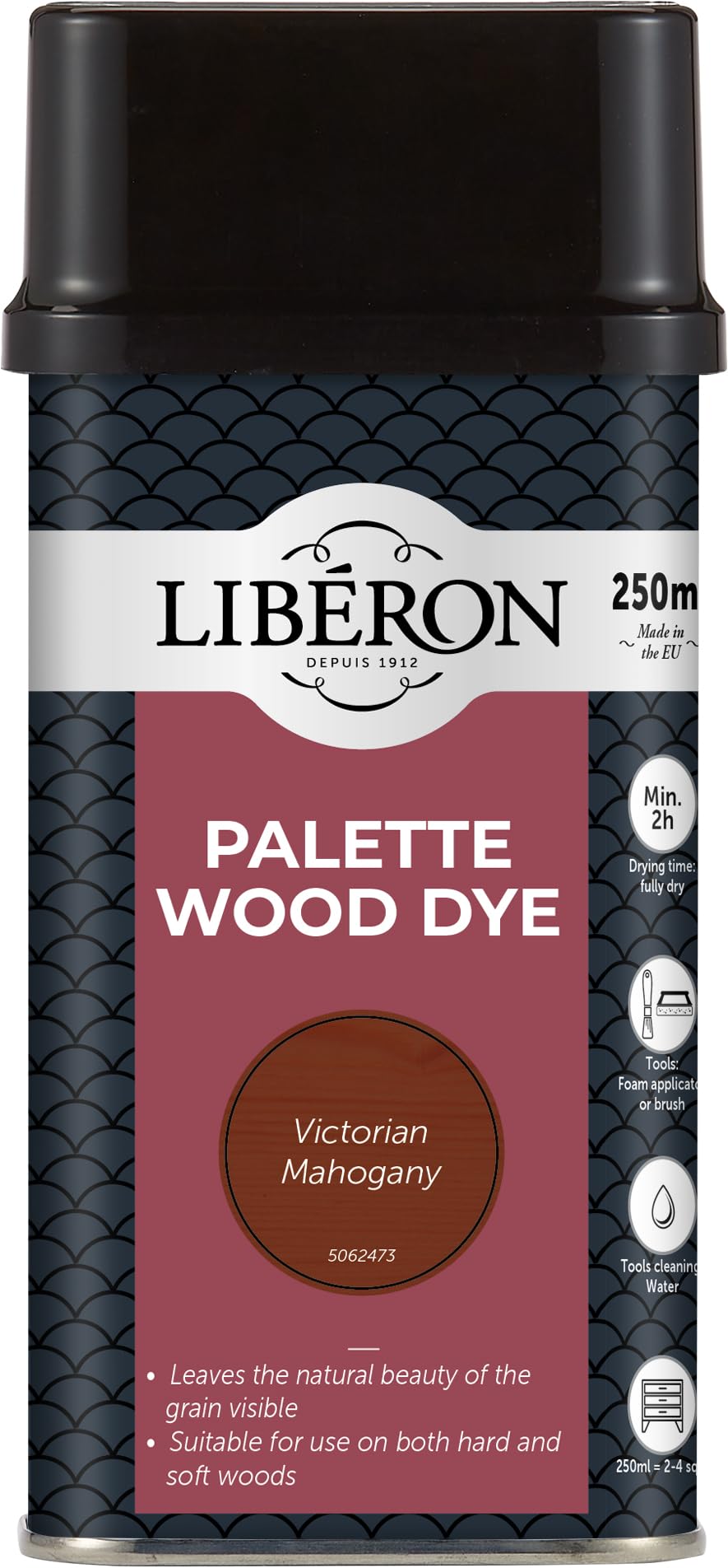 Libéron Palette Wood Dye Victorian Mahogany 250ml