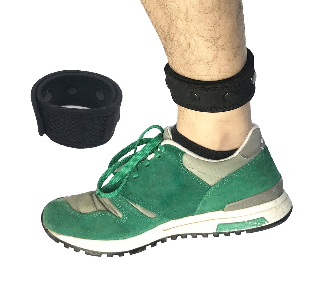 Wommty Adjustable Buckle Arm&Ankle Wristband Band with Mesh Pouch - Compatible with Fitbit Flex/2, One, Charge2, Alta, Garmin Vivofit/2/3, Misfit Shine/2, Sony Smartband (13inch)