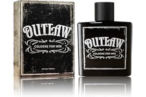 TRU FRAGRANCE BEAUTY Outlaw Men’s Cologne by Tru Western - Refreshing Bergamot, Lavender and Fir Balsam for a Sensual Aroma - 3.4 oz