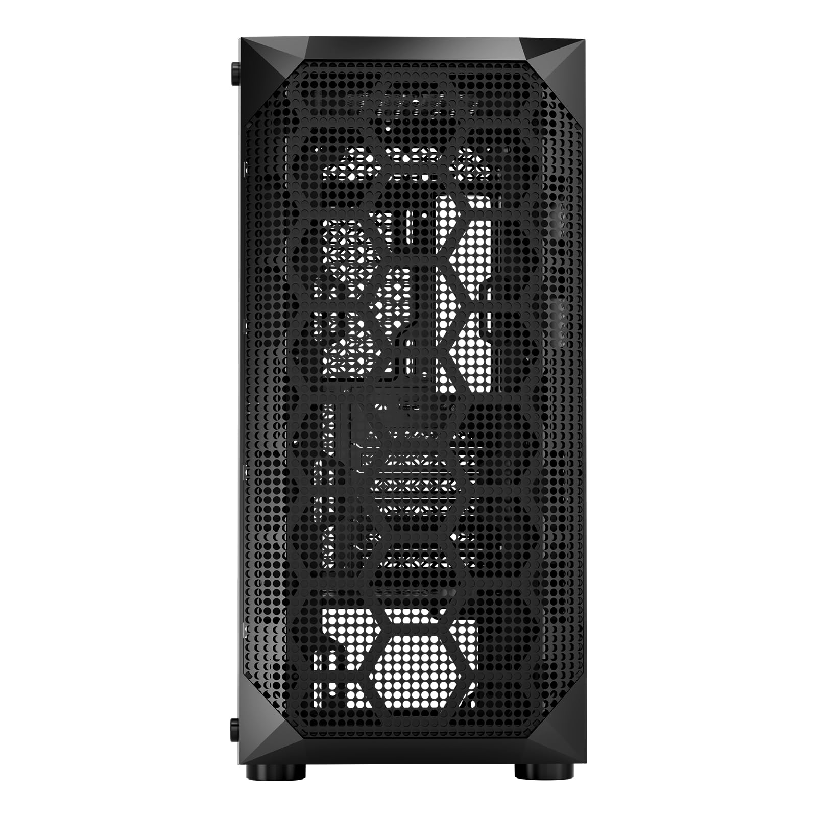 VEVOR PC Gaming Case, Full-Tower, Computer Case with High-Airflow Panel, Magnetic Dust Filter, 3 x 140mm PWM Fans, Cable Management, for GPU up to 410mm in Length, Compatible with E-ATX/ATX/ITX