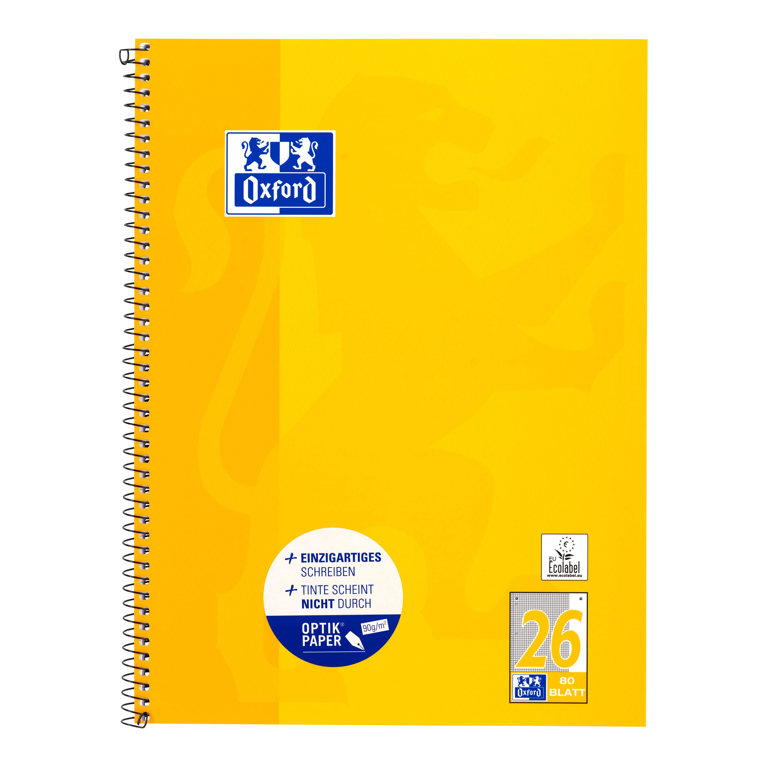 Oxford School Spiral Bind Notebook, A4+, 80 Pages, Perforated