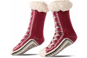 Advitiya Premium Cashmere Slipper Socks, Ultra-Thick Comfort for Home, Indoor Wear