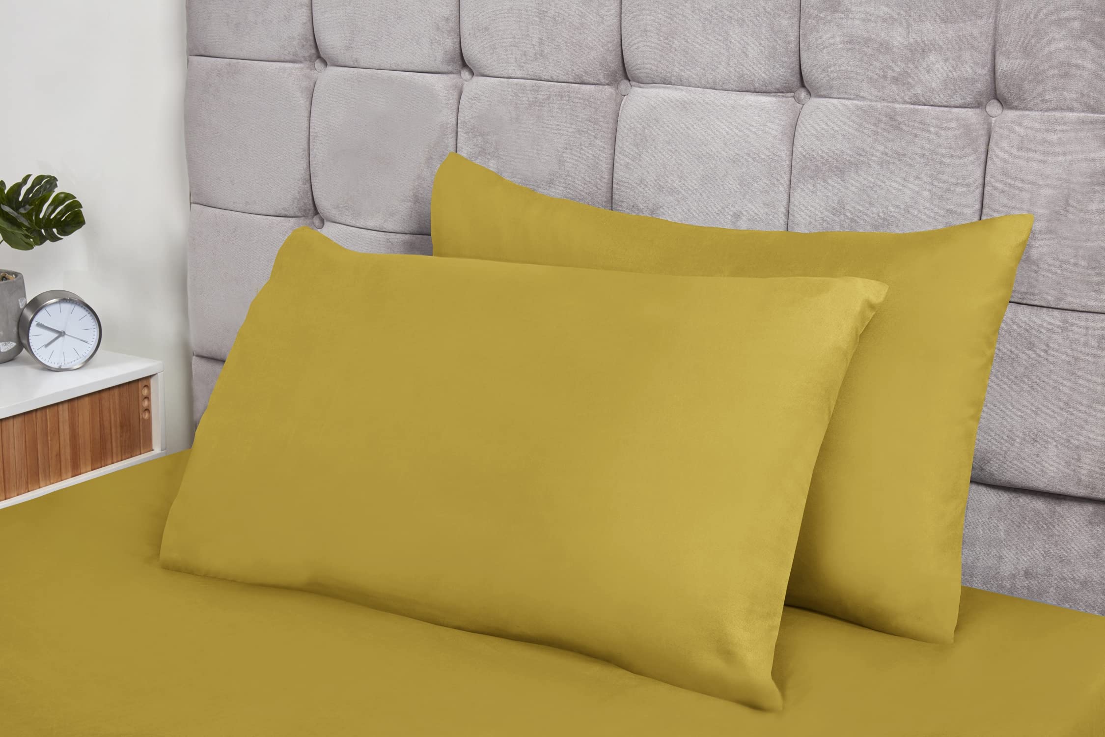 Emma Barclay Lyla Pillowcase Pair in Ochre