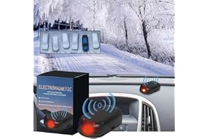 YUUAND Utility De-Icer,Electromagnetic Car Snow Removal Device,Snow Melting Artifact for Automobile,Mini Size De-Icer for Multiple Using,Car Snow Removal Tools Quick,Portable Mini Deicer