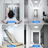 Peasur Motion Sensor LED Ceiling Light 6000K 300LM Battery Powered Ø18cm view 3