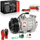 A-Premium Air Conditioner AC Compressor with Clutch | Compatible with Hyundai Veloster 1.6L 2014-2017 Naturally Aspirated