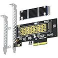 GLOTRENDS PA09-HS M.2 NVMe to PCIe 4.0 X4 Adapter with M.2 Heatsink for M.2 NVMe SSD