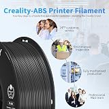 Creality ABS Filament 1.75 mm Black 1kg Spool No-Tangling +/-0.03mm view 7