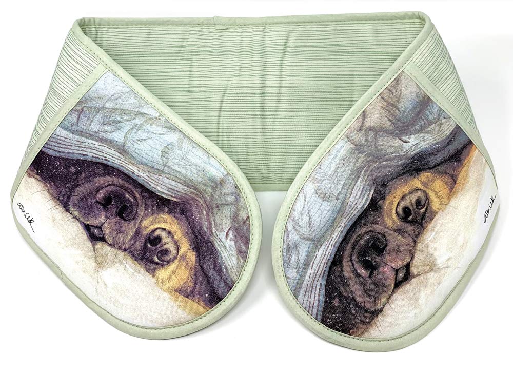 ALEX CLARK Snouts Dog Double Oven Glove - 100% Cotton - Baking - Cooking - Kitchen Accessory