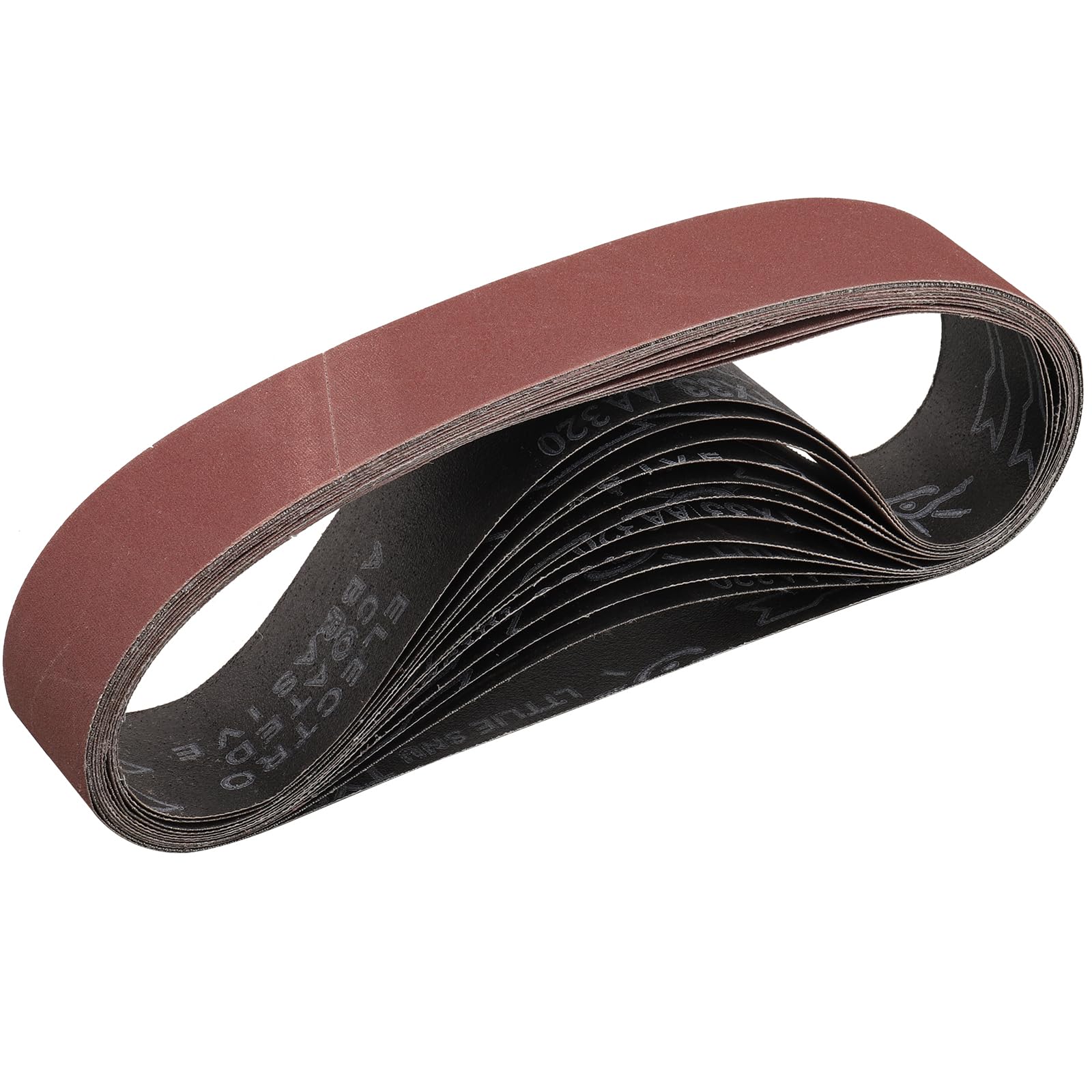 STEBRUAM Sanding Belt 50 x 686 mm,12PCS 320 Grit