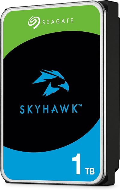 Seagate SkyHawk 1 TB Surveillance HDD 3.5 Inch SATA 6 Gb/s 64 MB Cache