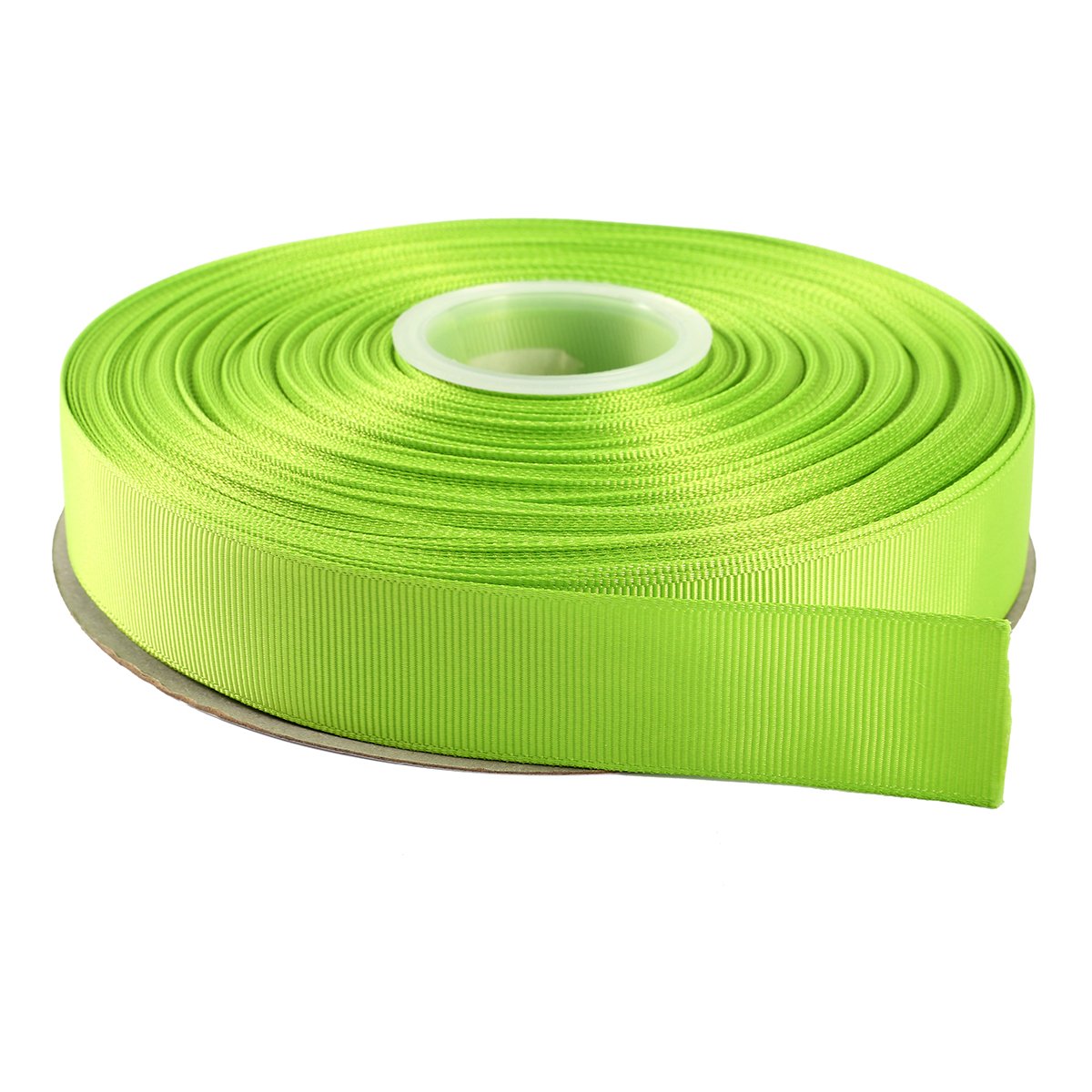 ITIsparkle 25mm Grosgrain Ribbon 45 Meters-Roll Set for Gift Wrapping Scrap Books Party Favor Hair Braids Hair Bow Baby Shower Decoration Floral Arrangement Craft Supplies, Apple Green Ribbon